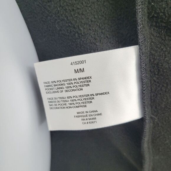 Nautica Black Zip Up Hoodie Jacket Size: M - Picture 13 of 14